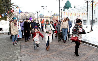 празднованию Масленицы на Любинском проспекте