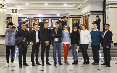 Поход зарубежных обучающихся ОмГПУ в Концертный зал Омской филармонии