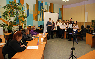 Встреча студентов и преподавателей университета с ветеранами педагогического труда