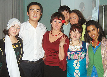 Члены международного клуба «Альянс» в ОмГПУ