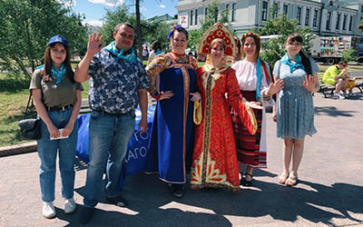 ОмГПУ поучаствовал в общегородском празднике в День России