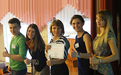 Участники конкурса получили сертификаты