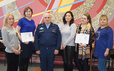 Вручение сертификатов педагогической гостиной ОмГПУ