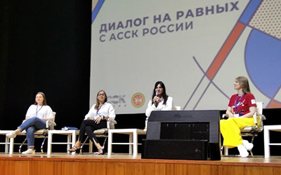 Студентка ОмГПУ приняла участие во Всероссийском фестивале студенческого спорта в Казани