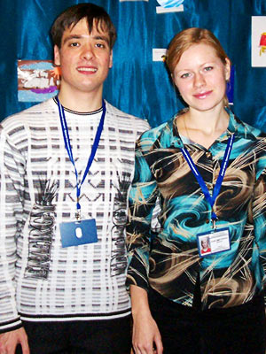 Алексей Трофимчук и Юлия Шевчун на конкурсе в Сургуте