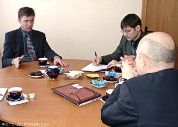Встреча с ректором ОмГПУ проф. К.А. Чуркиным