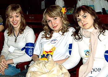 Студентки из команды «PRостокваша» (ОмГПУ) на Четвертой межвузовской олимпиаде по специальности «Связи с общественностью» и смежным специальностям
