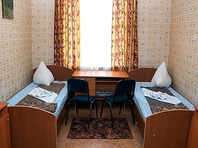 Так комната жилого корпуса санатория-профилактория «Иртышский» встречает студентов