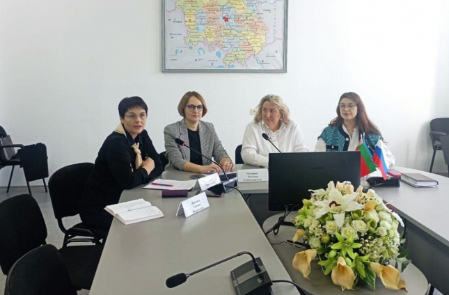 Проректор ОмГПУ рассказала о профориентационной работе университета во время международного образовательного телемоста